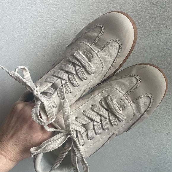 SOLD on another platform  Dolce Vita Cream and Tan Retro Sneakers - Picture 6 of 7